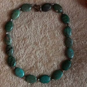 Authentic Green Turquoise Necklace